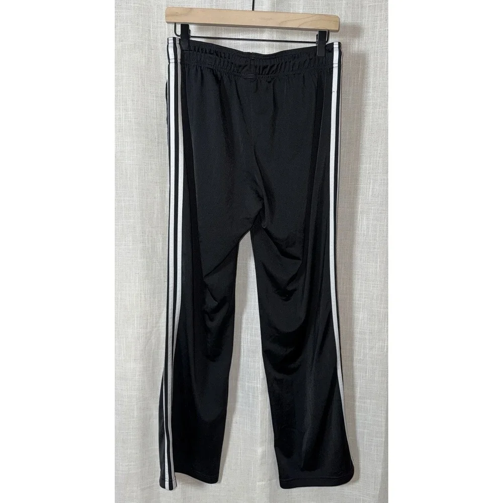 Adidas‎ Men's M Athletic Pants Medium Black White Stripe